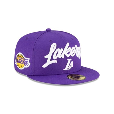 Los Angeles Lakers Gorra | New Era NBA Draft Alternate 59fifty Fitted Cap Mexico - Morados